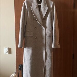 Uniqlo light brown Double-Breasted Trench Coat